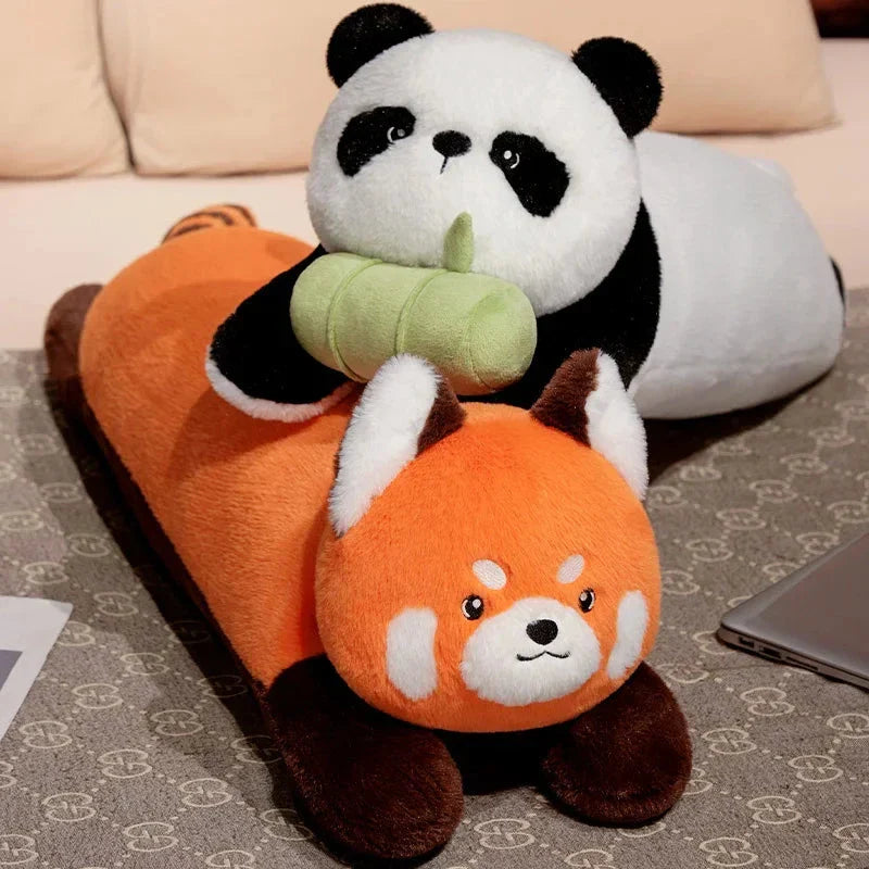 Long Snuggly Fluffy Red Panda Plushies