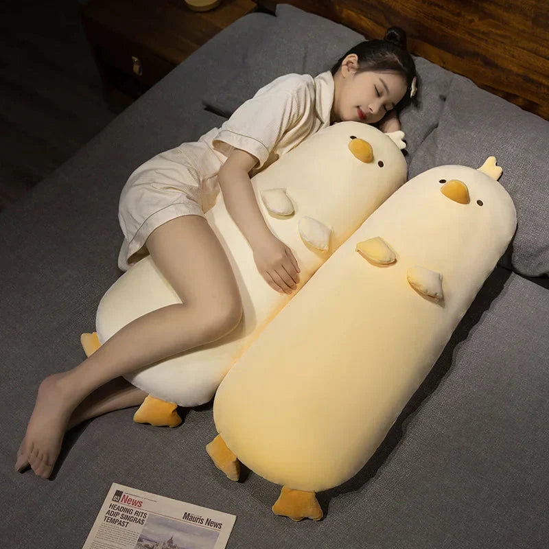 Long Snuggly Yellow Duck Plushie