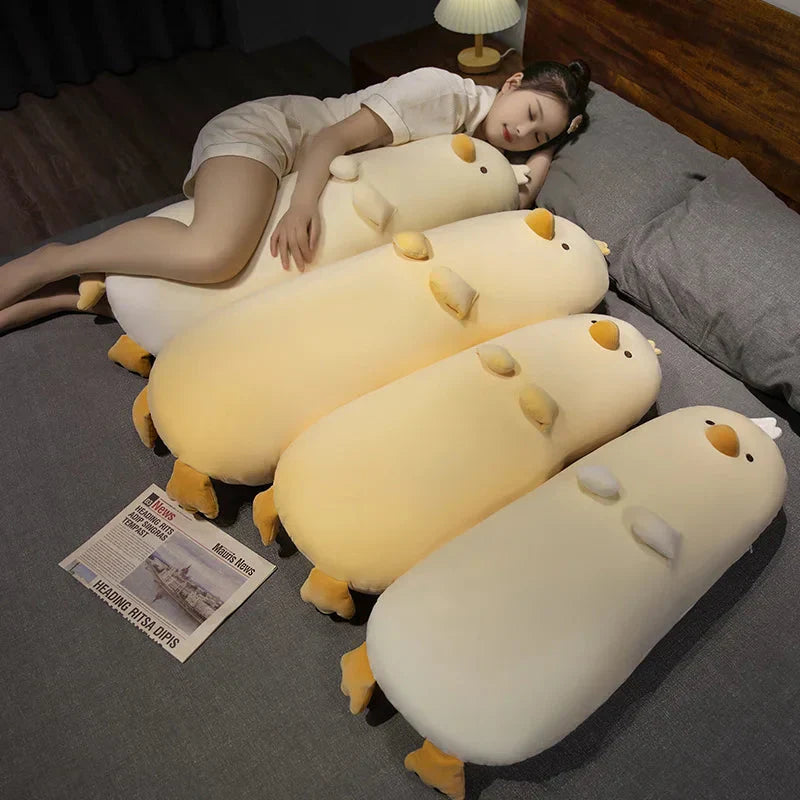 Long Snuggly Yellow Duck Plushie