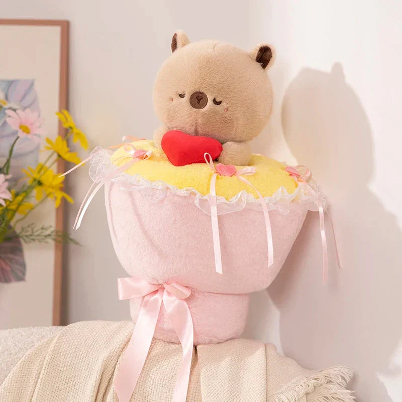 Lovely Capybara Plush Bouquet