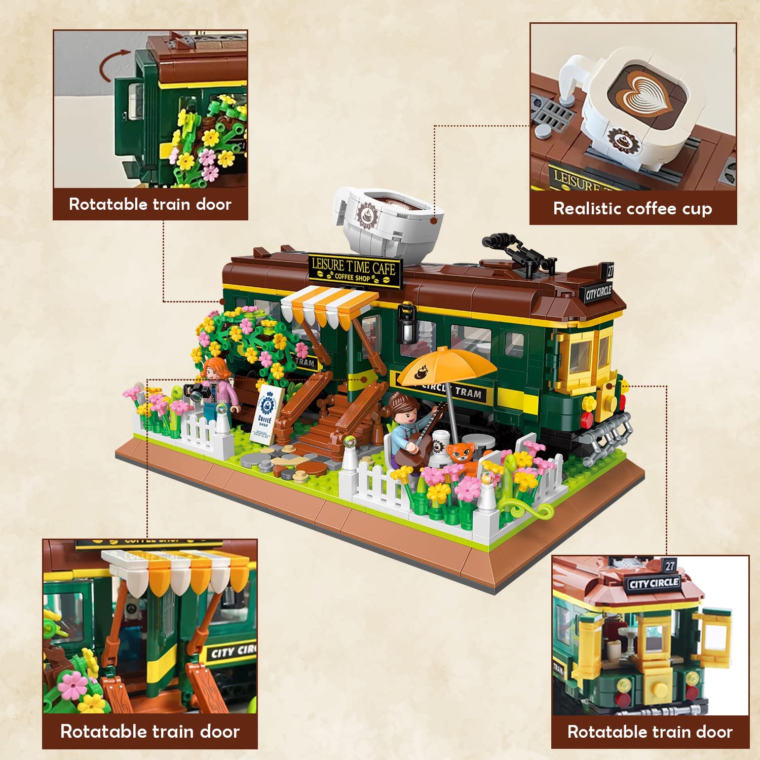 Macchiato Orient Express Micro Building Blocks