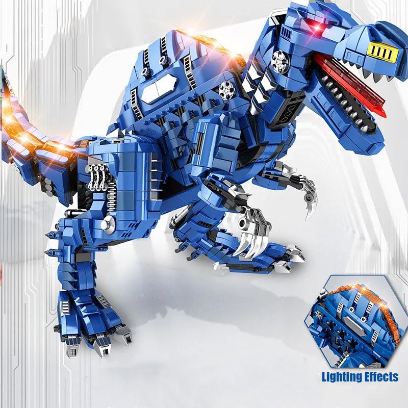 Majestic Blue Spinosaurus Building Sets