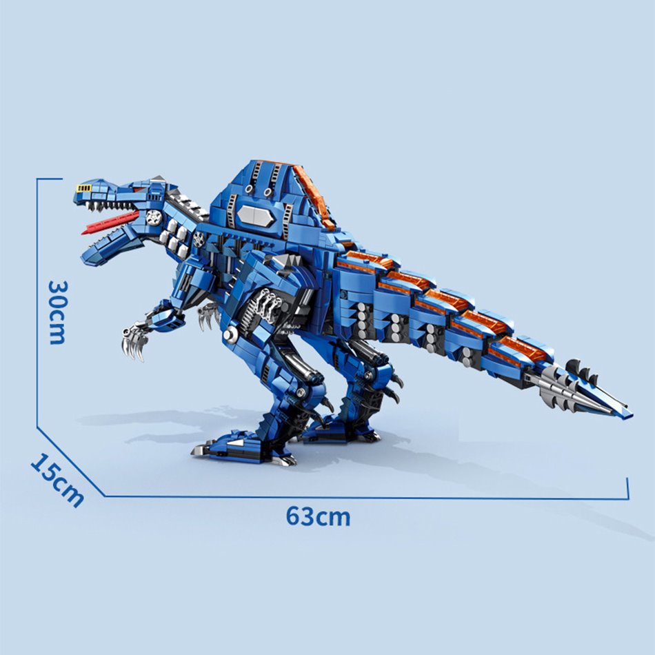 Majestic Blue Spinosaurus Building Sets