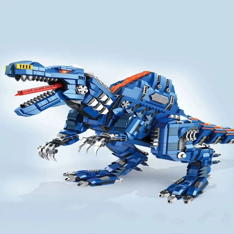 Majestic Blue Spinosaurus Building Sets