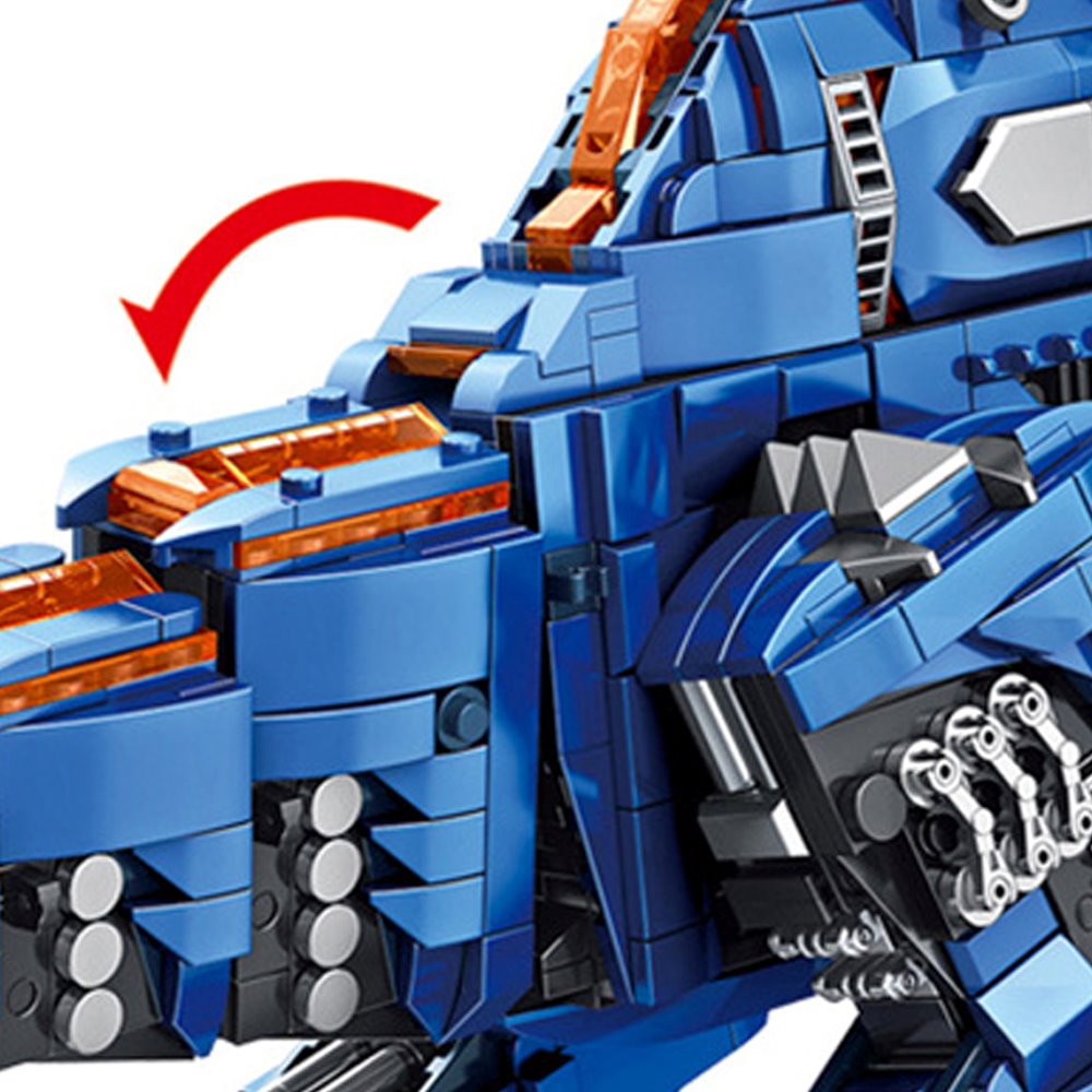 Majestic Blue Spinosaurus Building Sets