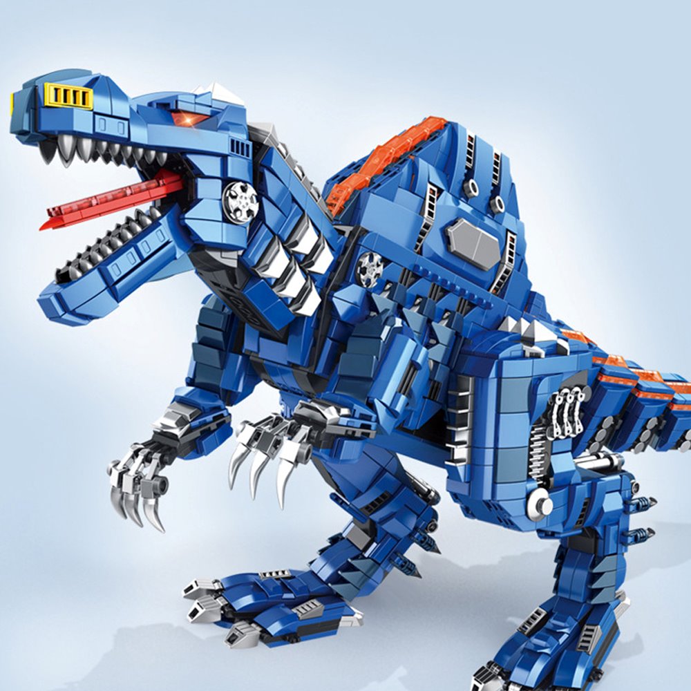 Majestic Blue Spinosaurus Building Sets