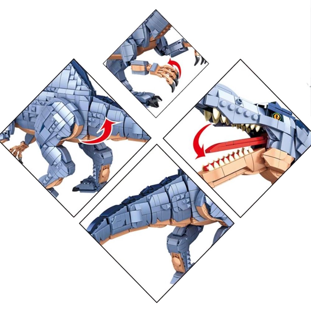 Majestic Blue Spinosaurus Building Sets