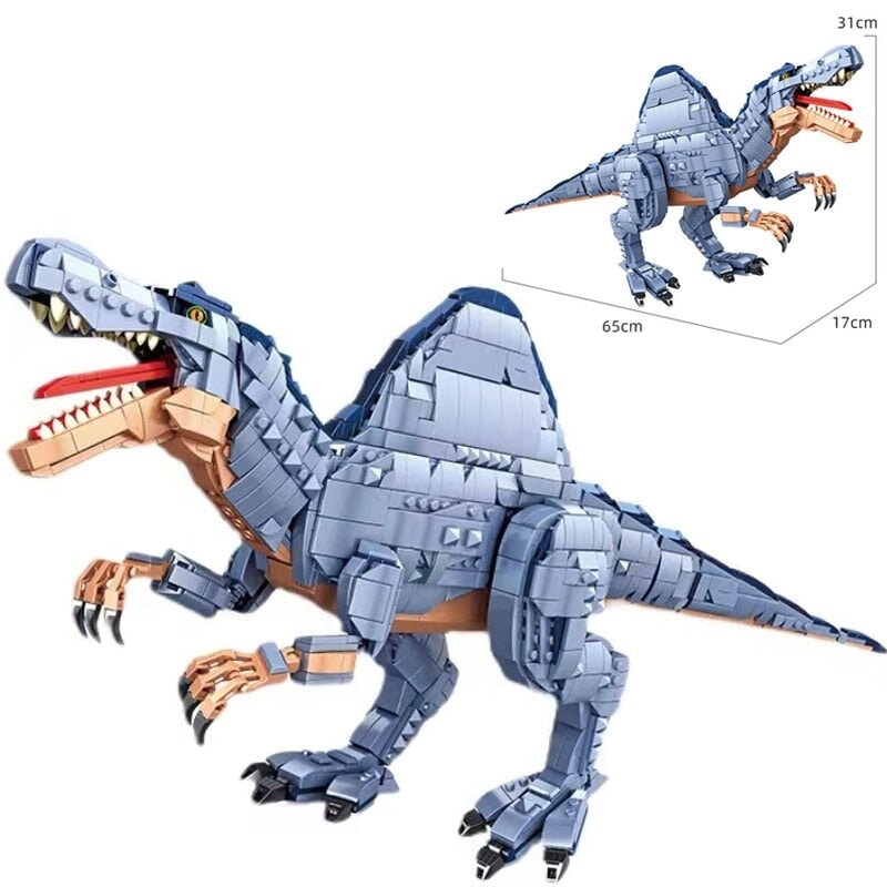 Majestic Blue Spinosaurus Building Sets