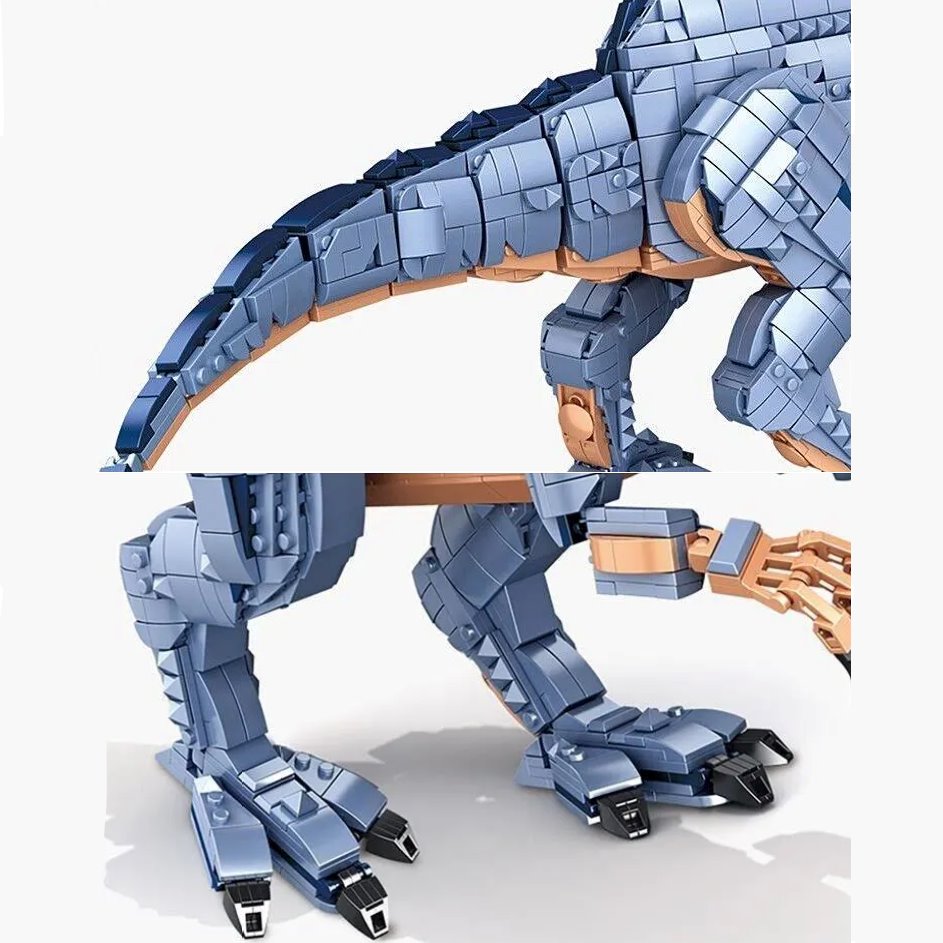Majestic Blue Spinosaurus Building Sets