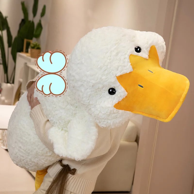 Holly the Giant Fluffy White Duck Plushie