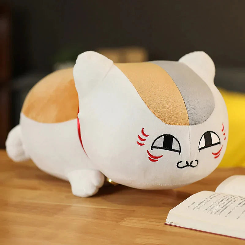 Natsume Yuujinchou Nyanko Cat White Black Plushie