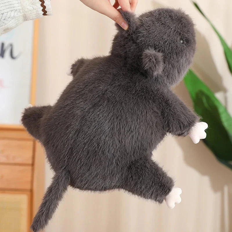 Nibbles the Black Rat Plush