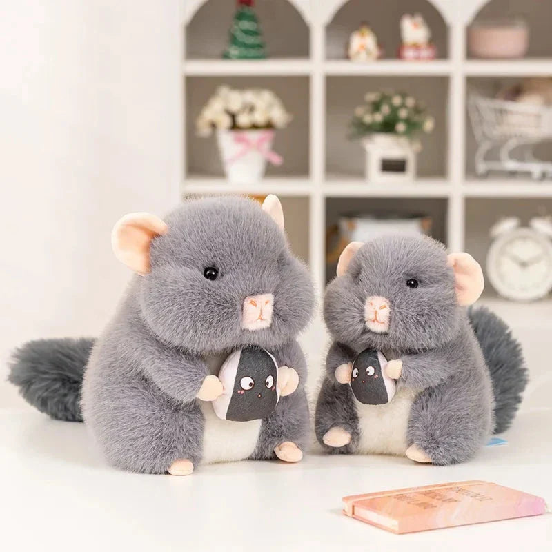 Nunu & Nibbles Chubby Chinchilla Plushies