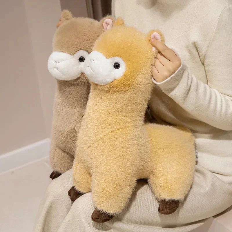 Pompom Alpaca Plushie Family