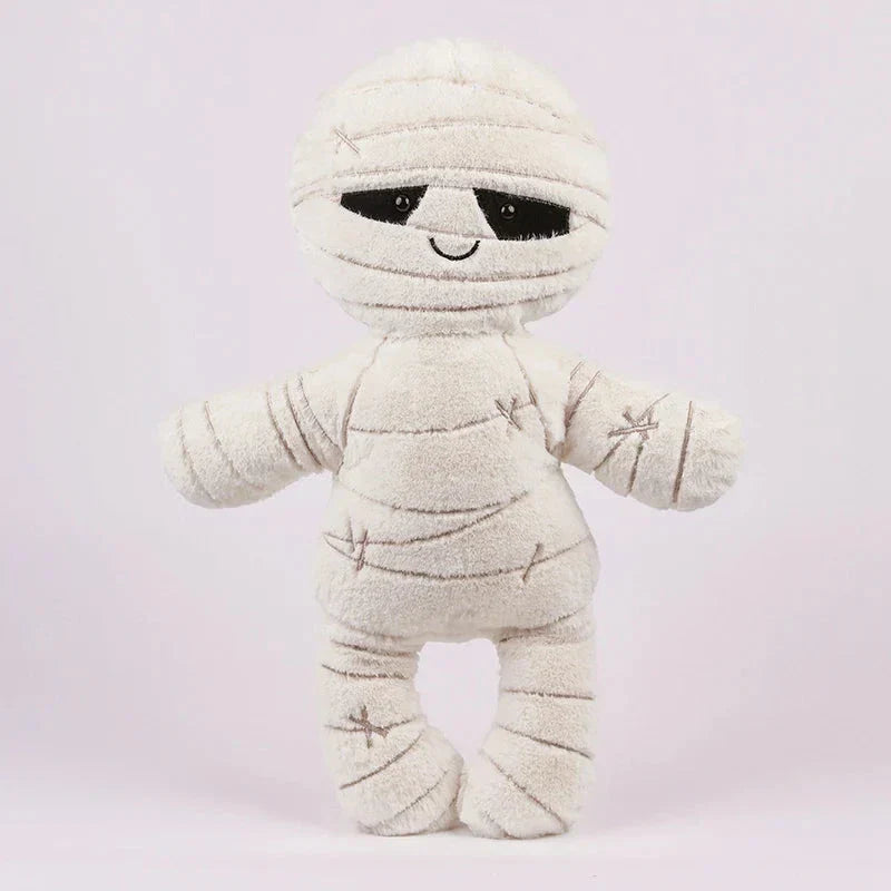 Scary Skeleton and Mummy Halloween Plushies