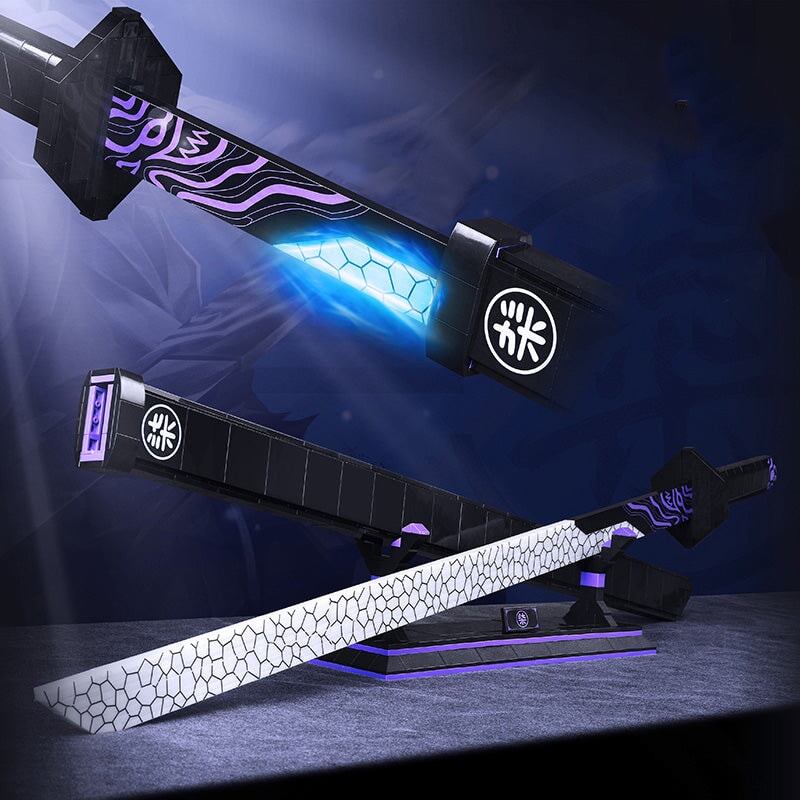 Seven Thousand Demon Sword and Stand Building Blocks