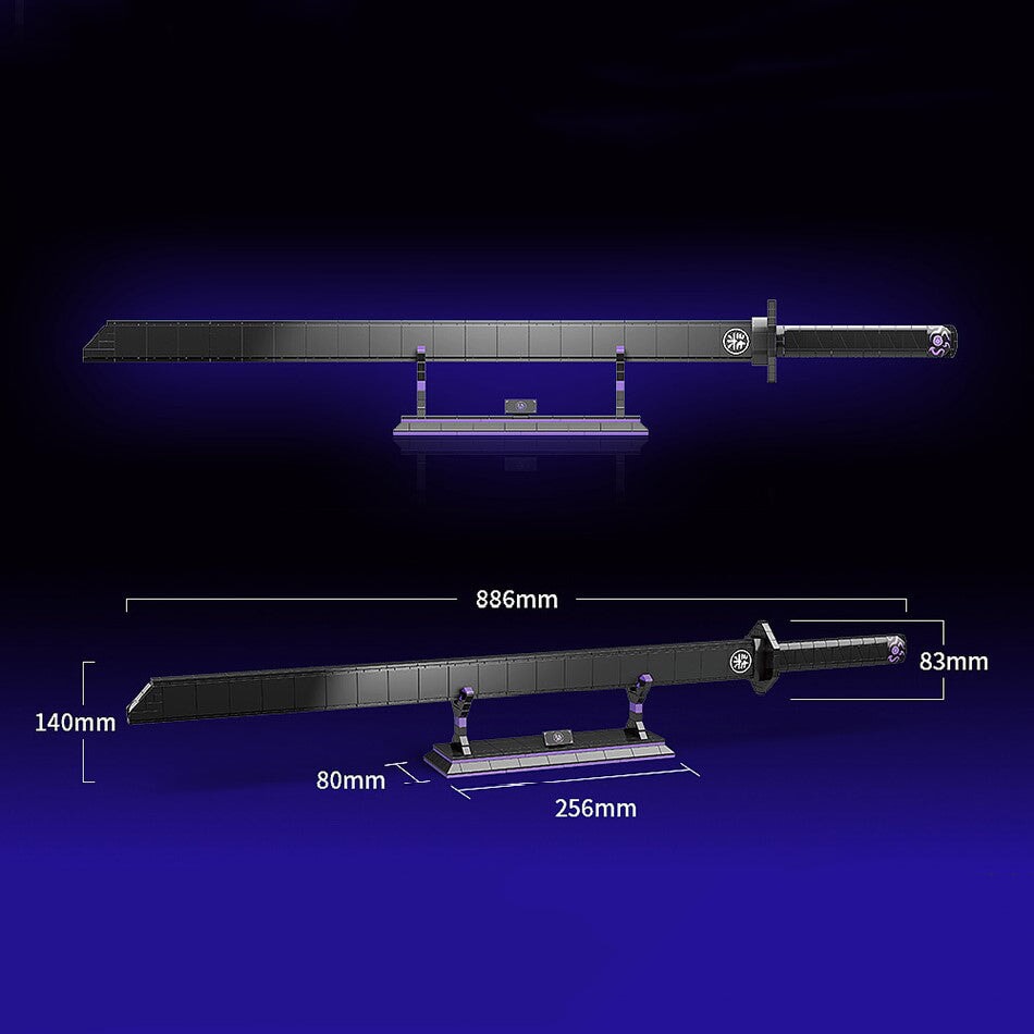 Seven Thousand Demon Sword and Stand Building Blocks