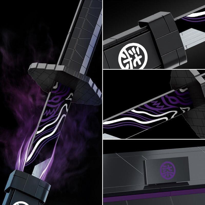 Seven Thousand Demon Sword and Stand Building Blocks