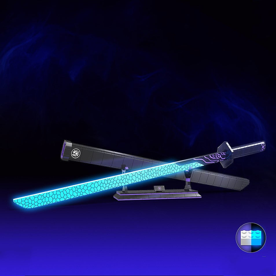 Seven Thousand Demon Sword and Stand Building Blocks