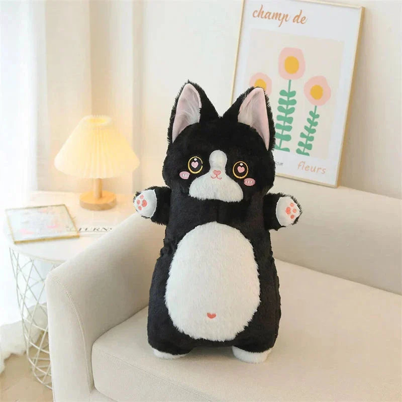 Shortie Two-tone Cat Plushie Collection