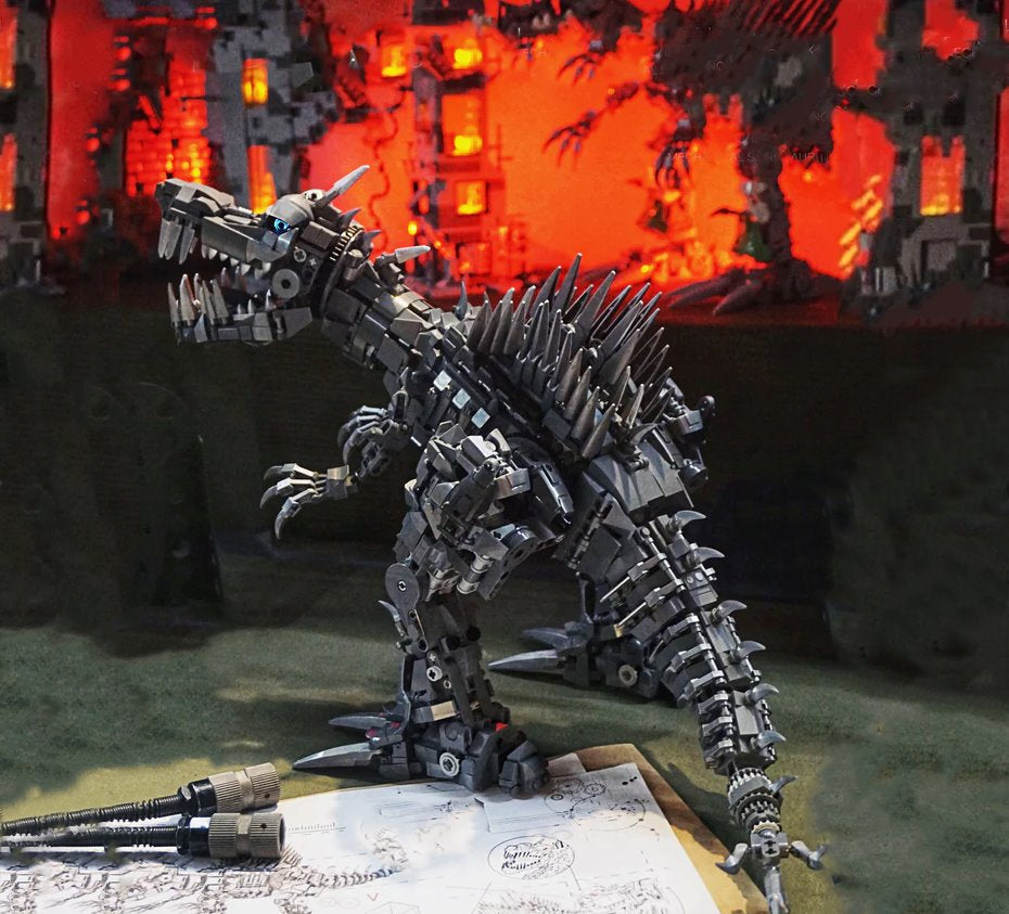 Super Mech Colossal Spinosaurus Dinosaur Building Set