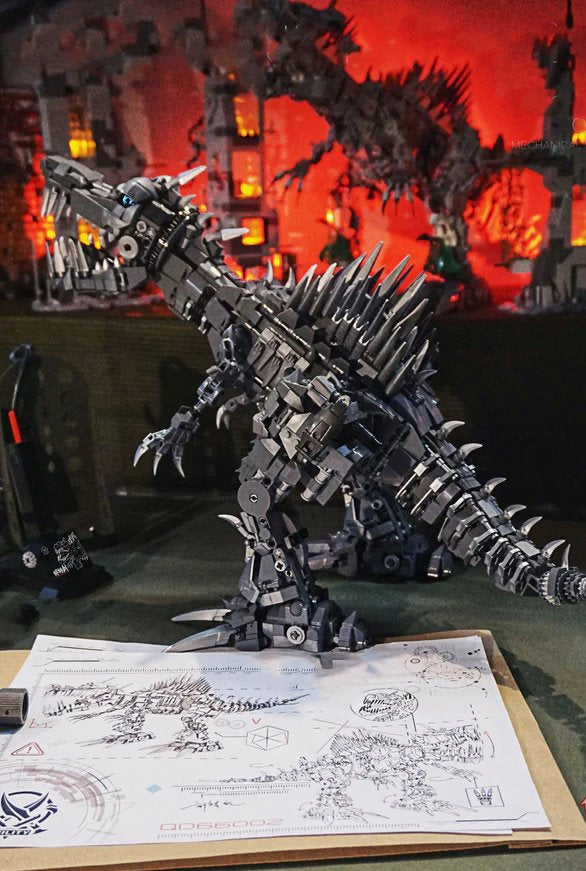 Super Mech Colossal Spinosaurus Dinosaur Building Set