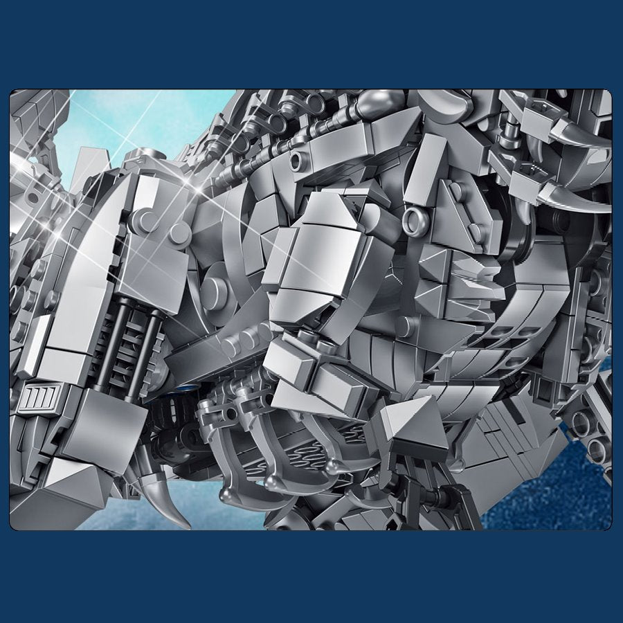 Super Mech Colossal T-Rex Dinosaur Building Set