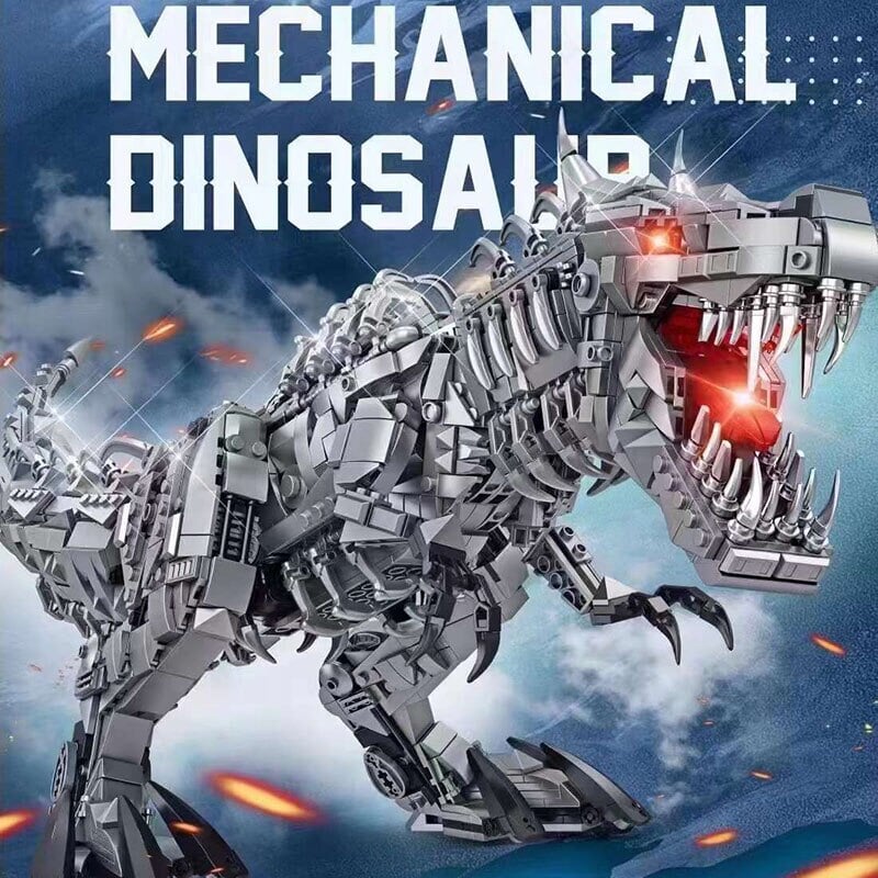 Super Mech Colossal T-Rex Dinosaur Building Set