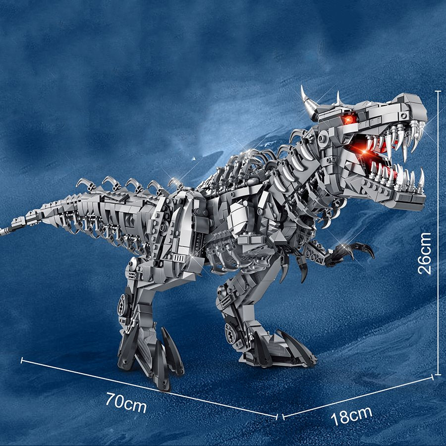 Super Mech Colossal T-Rex Dinosaur Building Set