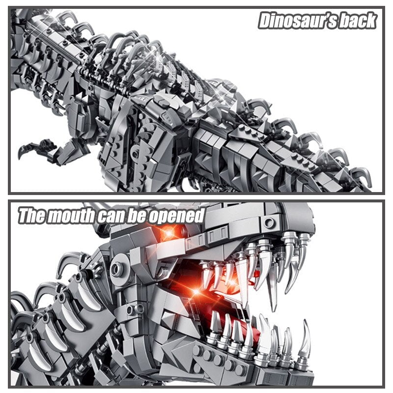 Super Mech Colossal T-Rex Dinosaur Building Set