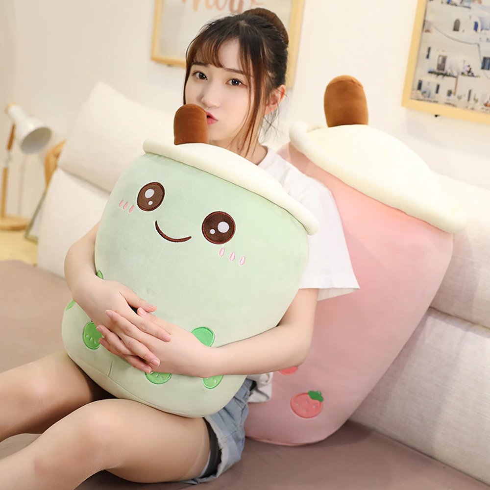 The Bubble Tea Family Fruit Plushies Collection