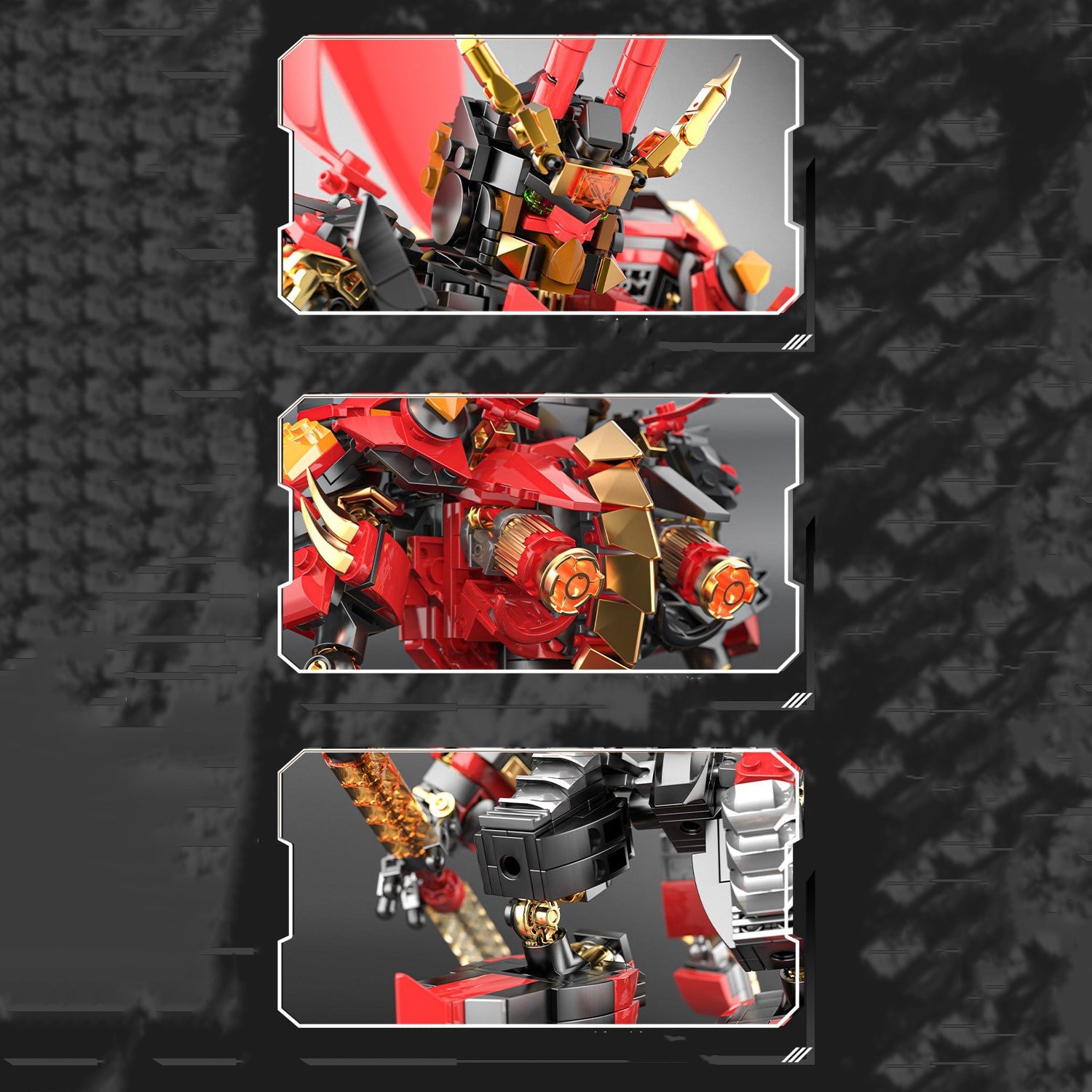 The Great Monkey King Collection Dark Knight Sun Wukong Building Blocks