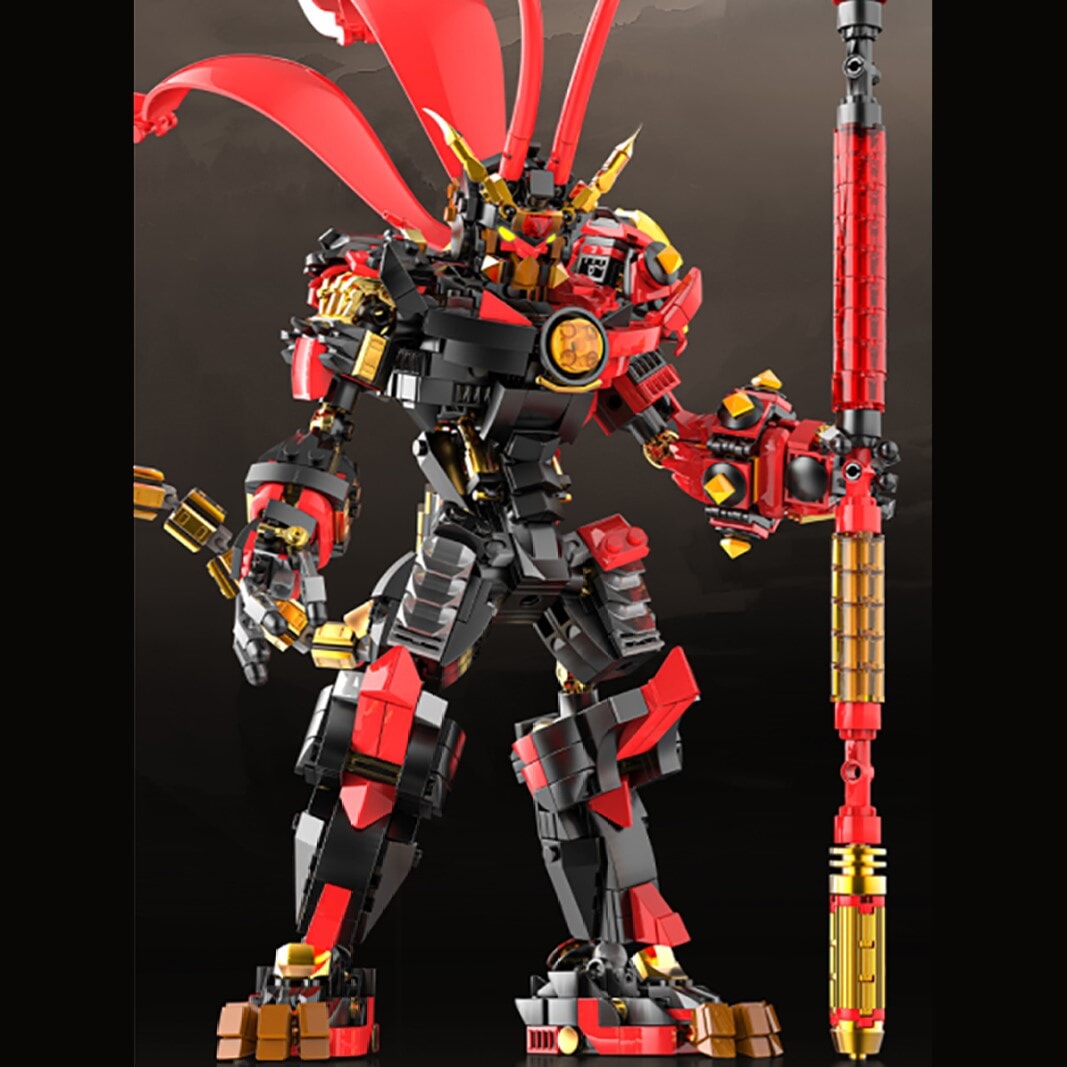 The Great Monkey King Collection Dark Knight Sun Wukong Building Blocks