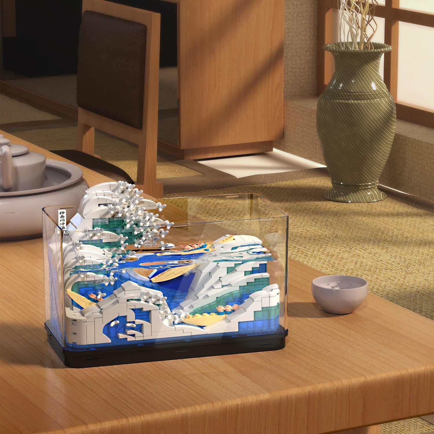 The Great Wave off Kanagawa Micro Building Sets