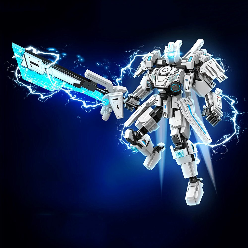 Three Kingdoms Warrior Iceberg with his Glacial blade Building Blocks