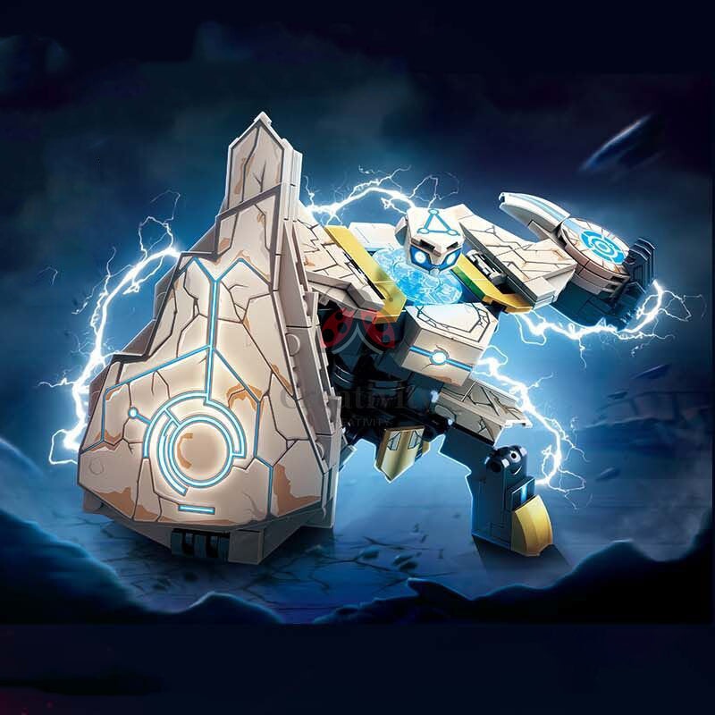 Three Kingdoms Warrior Nachi Falls Building Blocks