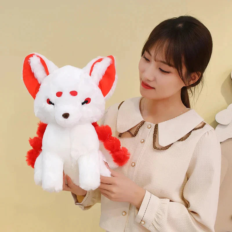 White Nine-Tailed Fox Plushies