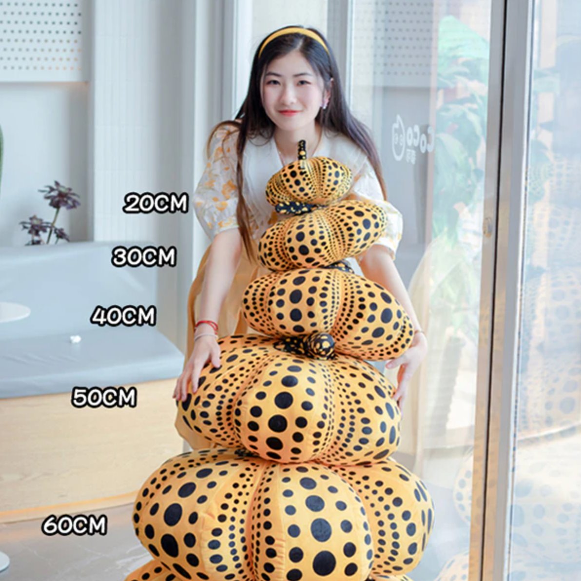 Yayoi Kusama Halloween Pumpkin Plushies