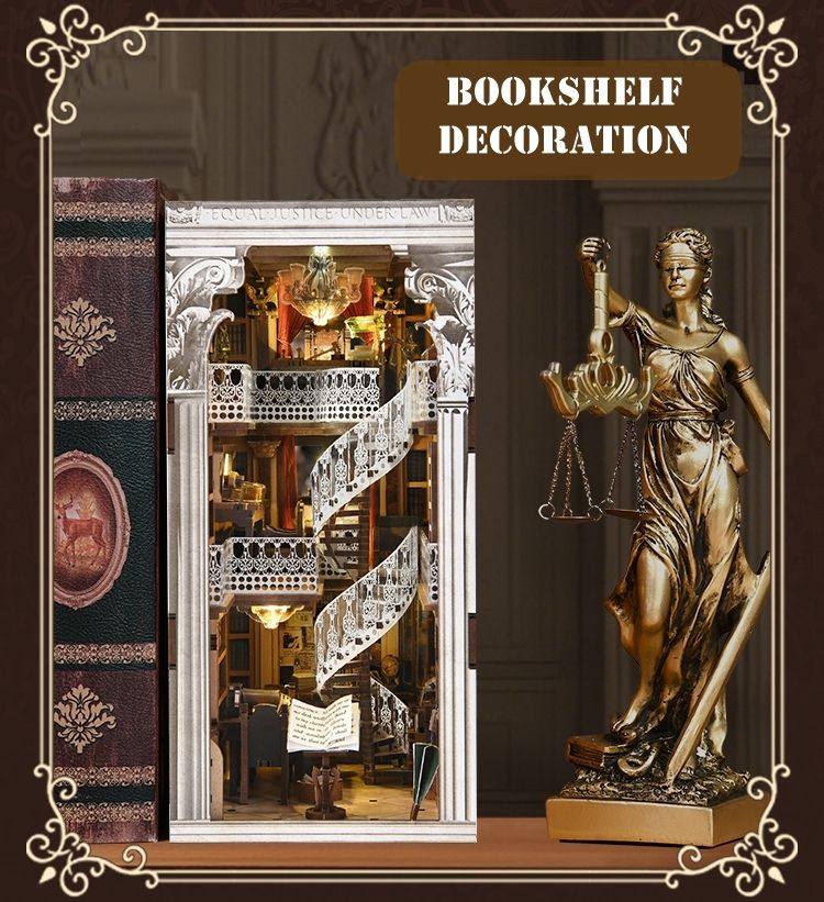 Law Library DIY Book Nook Kit