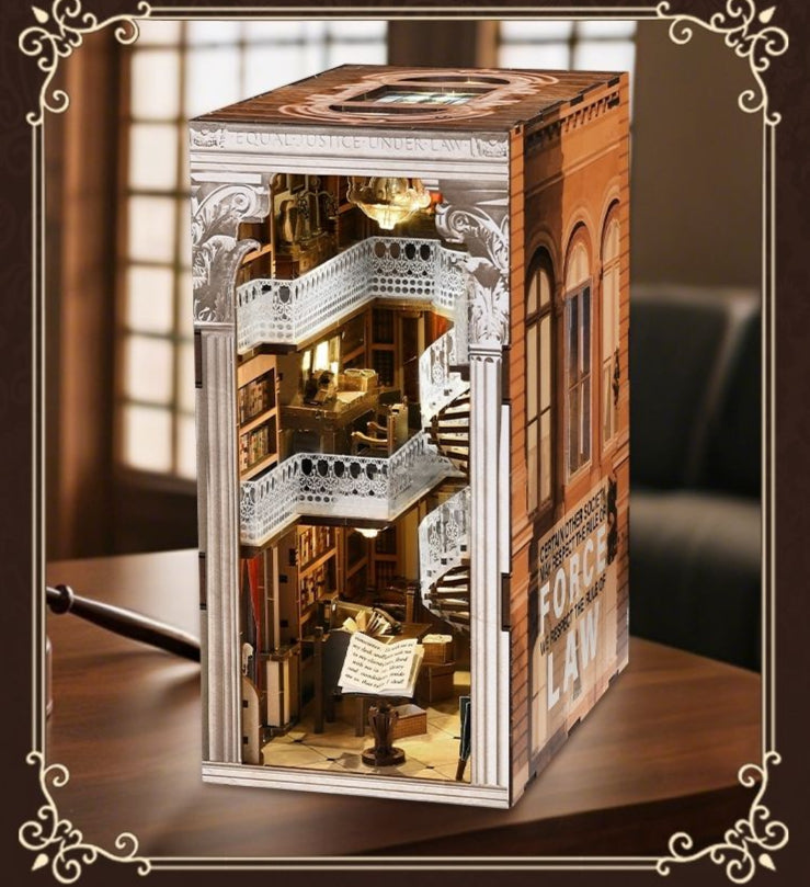 Law Library DIY Book Nook Kit