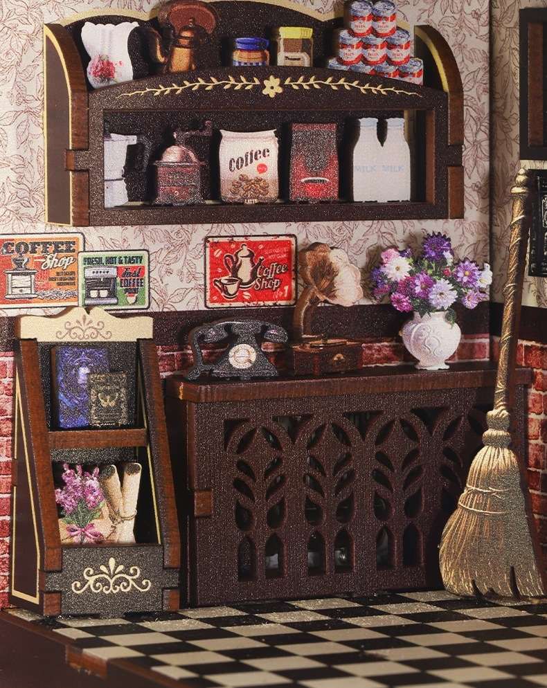 Magic Coffee Shop DIY Book Nook Kit