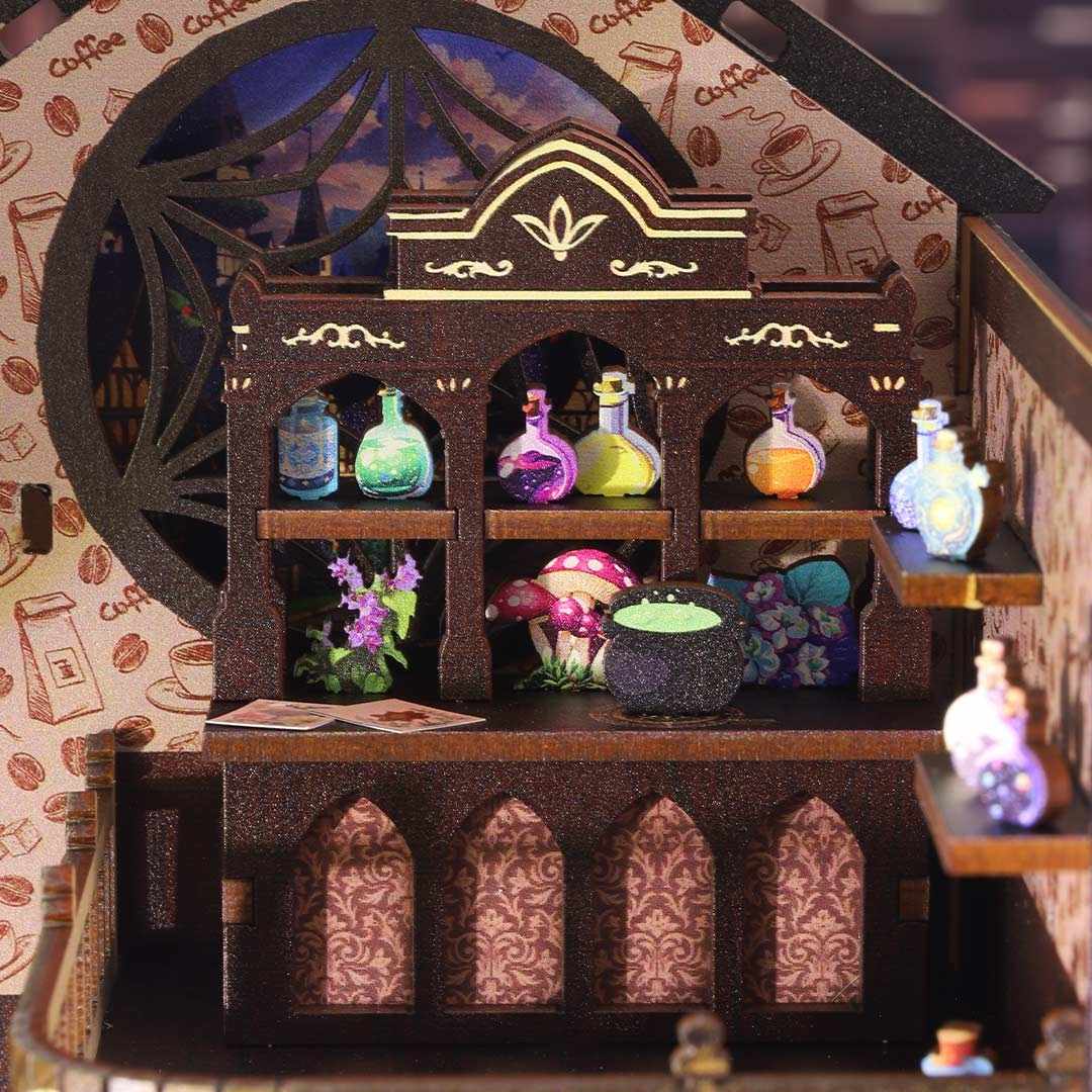 Magic Coffee Shop DIY Book Nook Kit