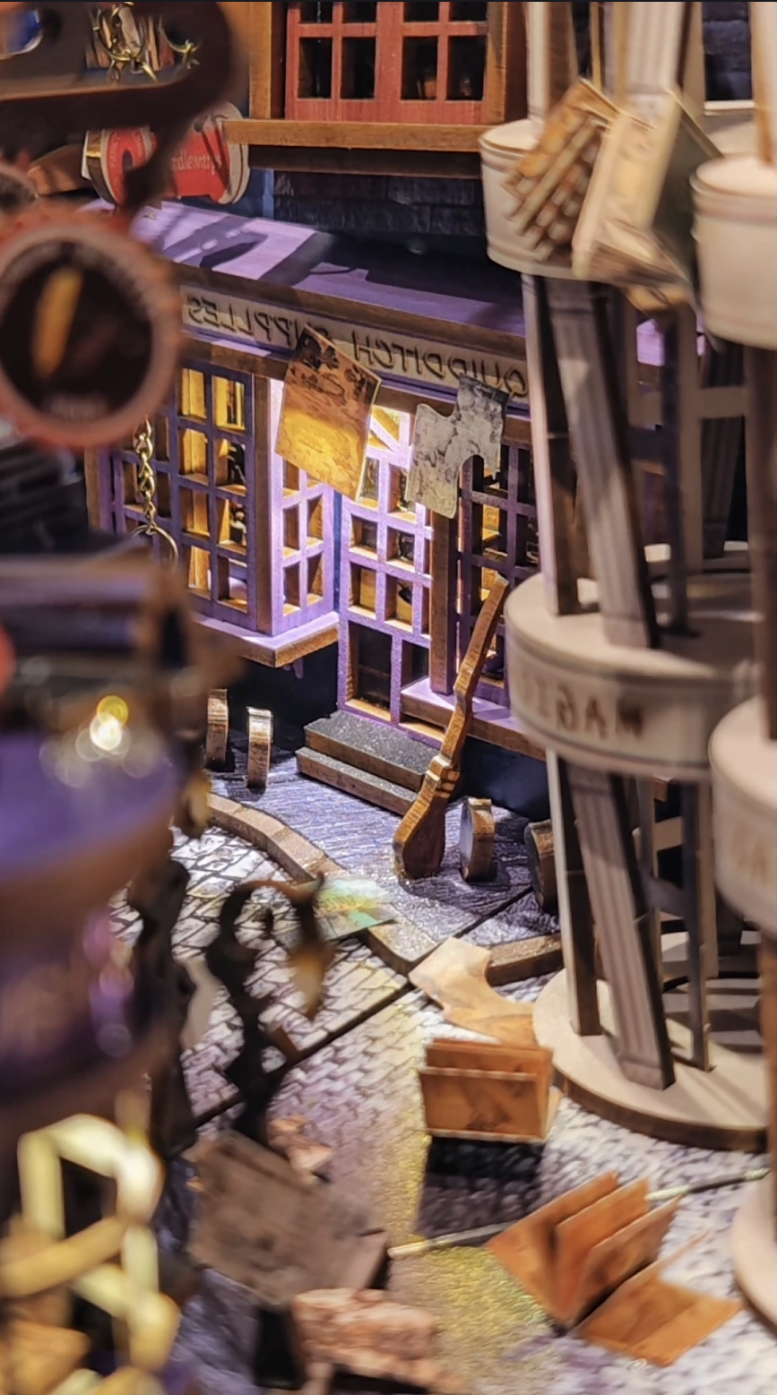 Magic Night Alley DIY Book Nook Kit