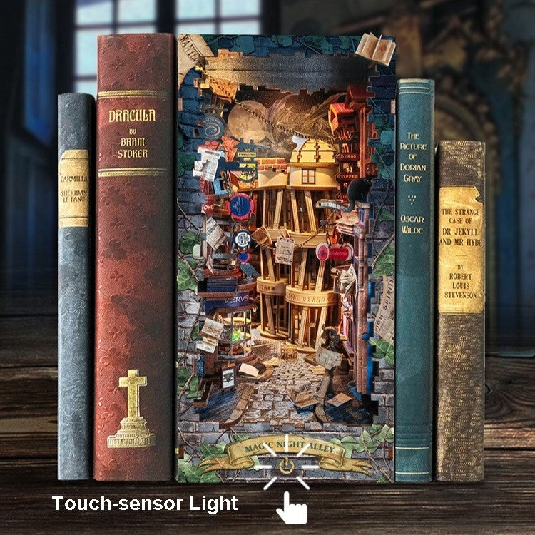Magic Night Alley DIY Book Nook Kit