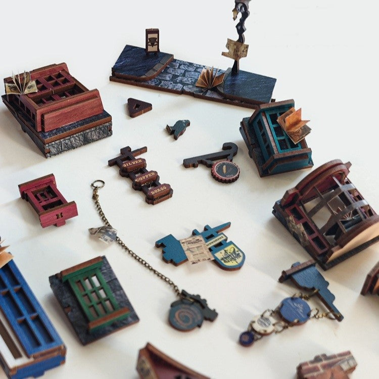 Magic Night Alley DIY Book Nook Kit