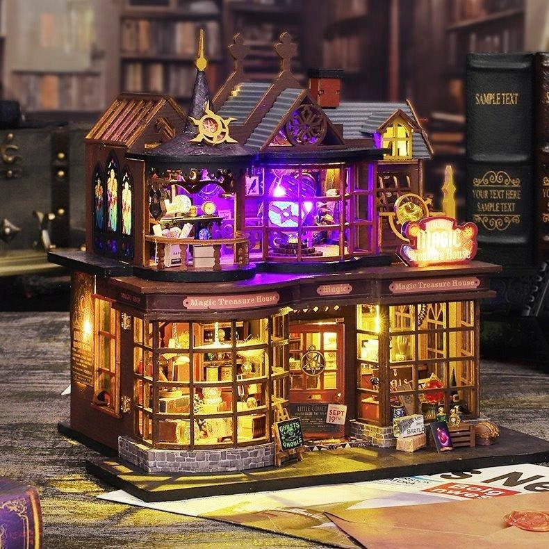 Magic Treasure House DIY Miniature Dollhouse Kit