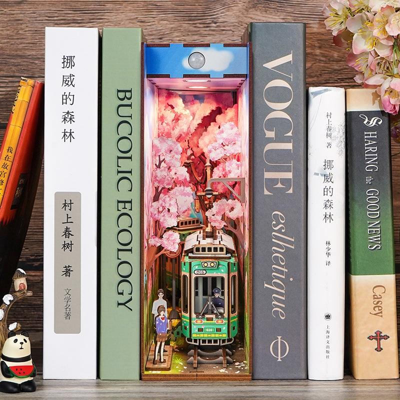 Japanese Sakura Densya DIY Book Nook Kit