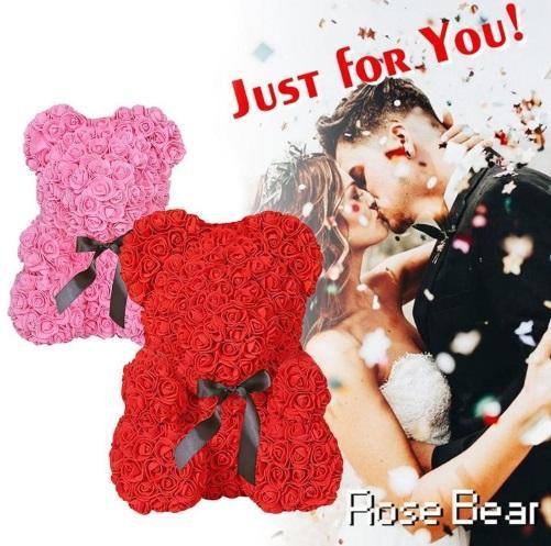 Bear Of Roses Valentine's Day Gift