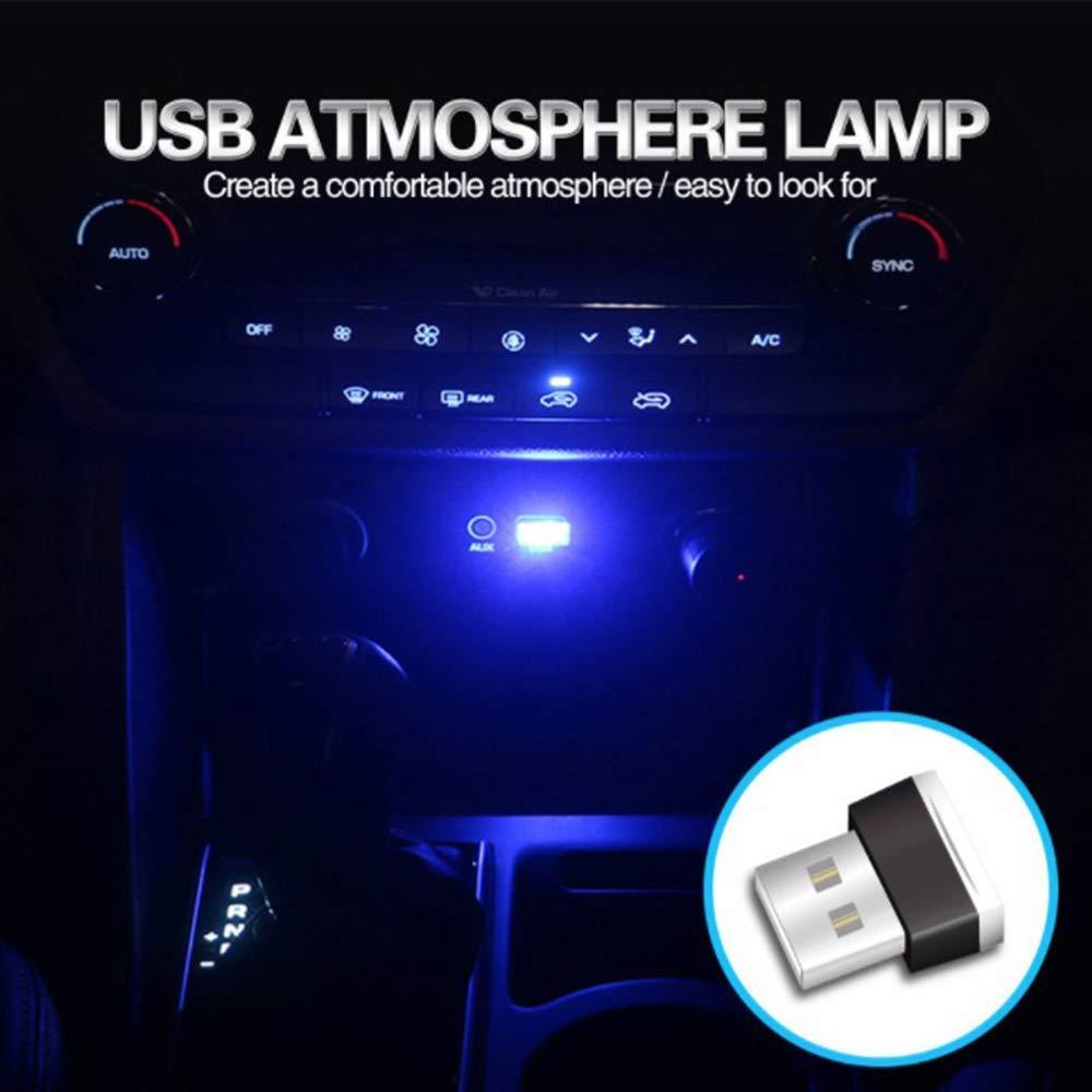 Mini LED Car Light Auto Interior USB Atmosphere Light Plug