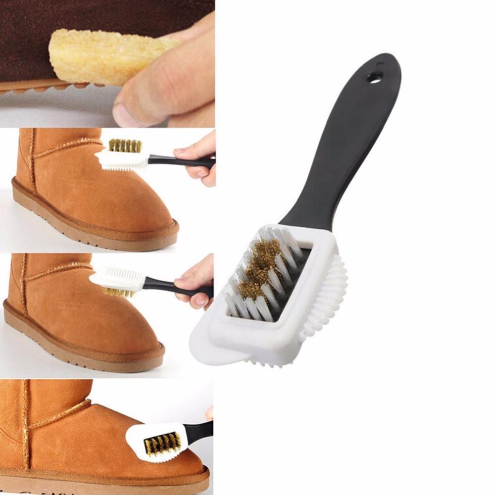 3 Side Cleaning Shoe Brush